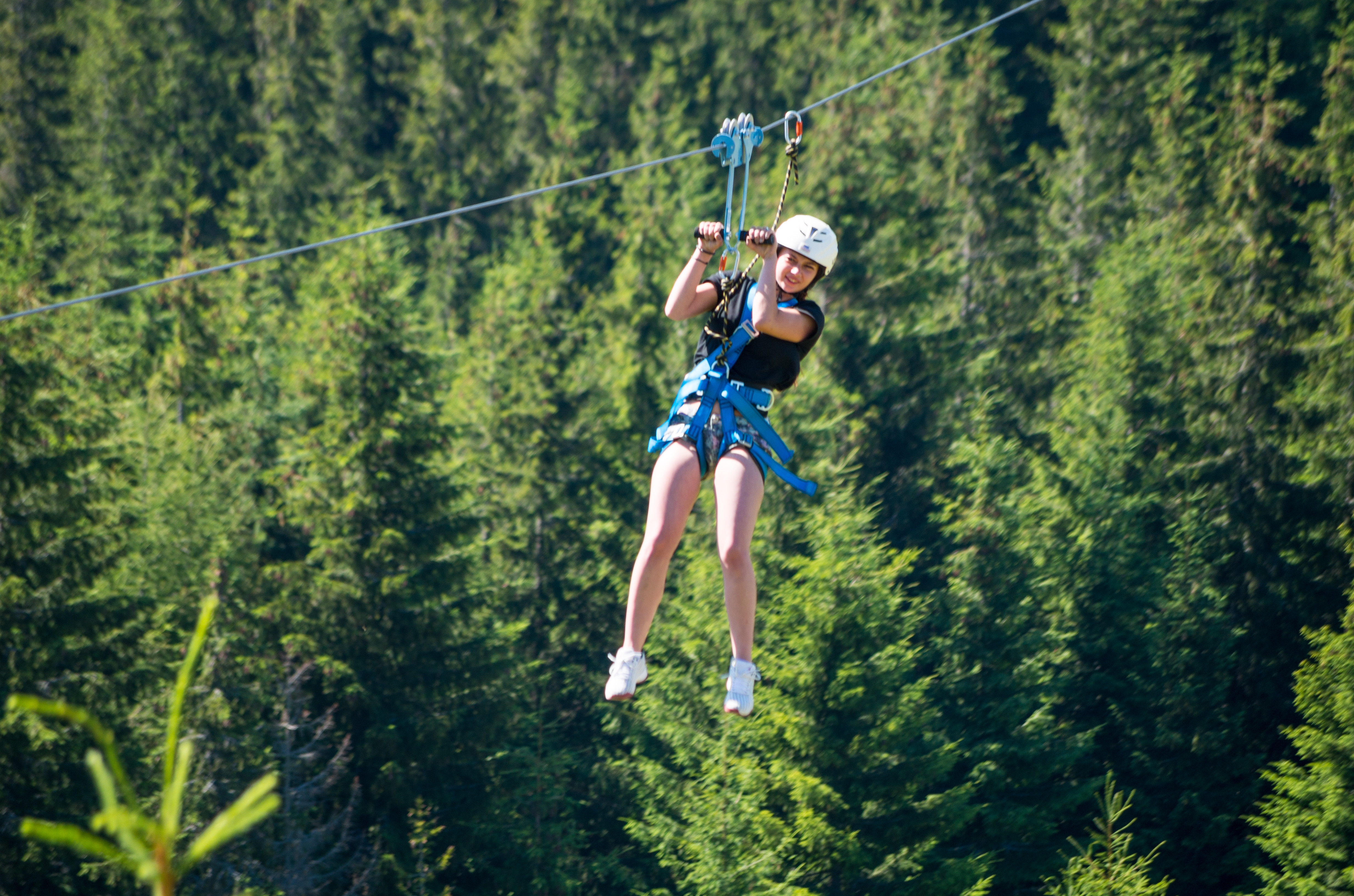 Тролей Зіплайн (Zip Line) в селі Татарів